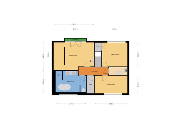 Floorplan - Gordelpad 275, 3039 GZ Rotterdam