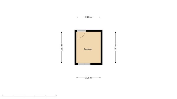 Floorplan - Gordelweg 184-01R, 3038 GG Rotterdam
