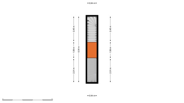 Floorplan - Schieweg 188C02, 3038 BL Rotterdam
