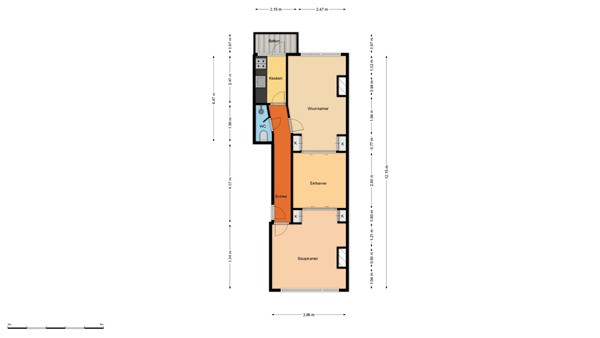 Floorplan - Noorderhavenkade 123B, 3039 RN Rotterdam