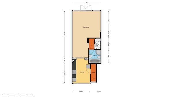 Floorplan - Noorderhavenkade 144A, 3038 XT Rotterdam