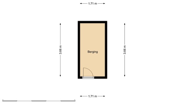 Floorplan - Piet Paaltjensplein 82, 3027 TZ Rotterdam