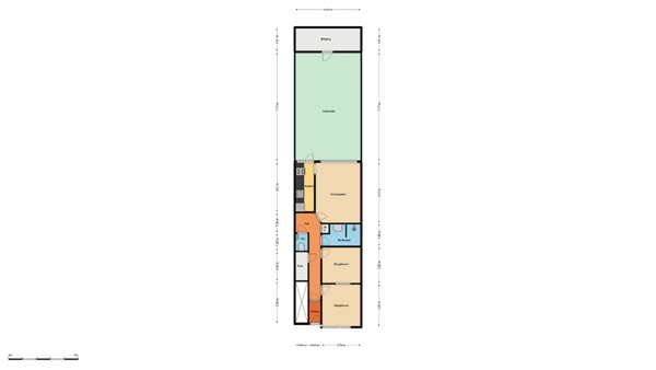 Floorplan - Zweedsestraat 143A, 3028 TT Rotterdam