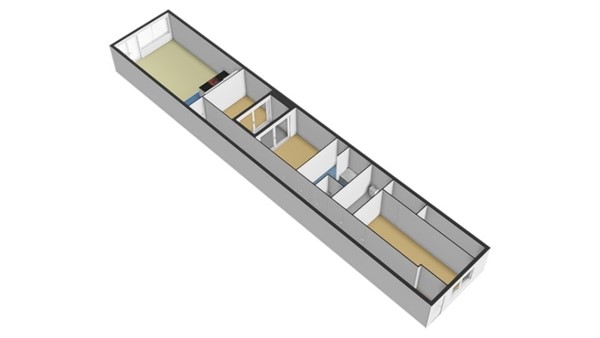 Floorplan - Schoonderloostraat 189, 3024 TT Rotterdam