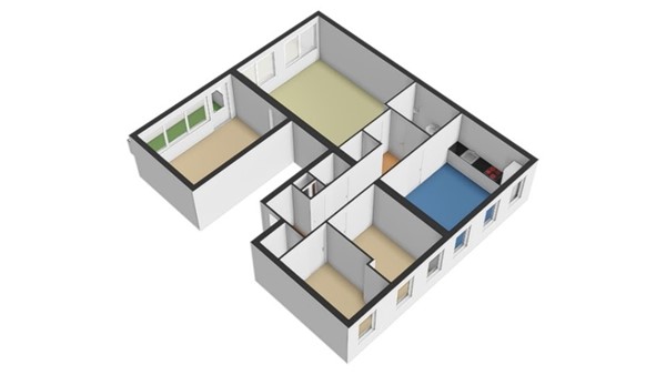 Floorplan - Gijsingstraat 44B, 3026 RM Rotterdam