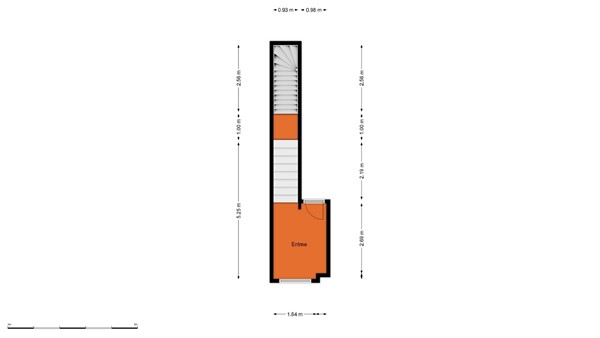 Floorplan - Schiedamseweg Beneden 475b, 3028 BN Rotterdam