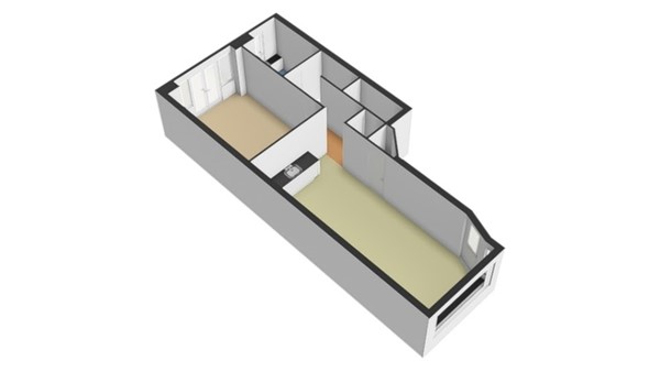 Floorplan - Mathenesserweg 127C, 3027 HM Rotterdam