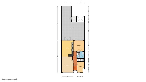 Floorplan - Hogerbeetsstraat 22A, 3039 XK Rotterdam