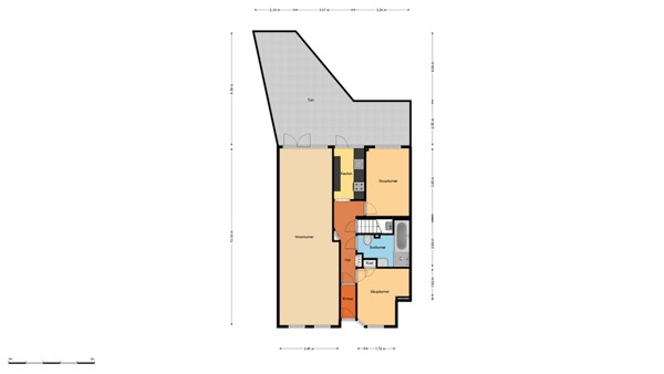 Floorplan - Statenweg 67D, 3039 HE Rotterdam