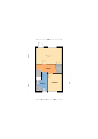 Floorplan - Vrijlandtstraat 44, 3195 VV Pernis Rotterdam