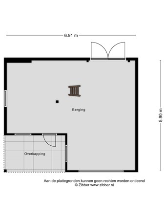 Floorplan - Ds. J. Hekhuisstraat 35, 9649 HD Muntendam