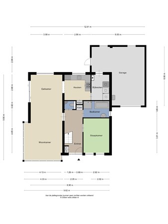 Floorplan - Opdiep 9, 9679 AW Scheemda