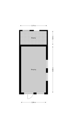 Plattegrond - Lage Vaartkant 23, 4872 NC Etten-Leur - Berging.jpg