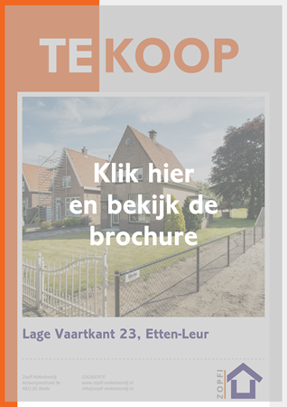 Brochure - Lage Vaartkant 23, 4872 NC ETTEN-LEUR (3) - Lage Vaartkant 23, 4872 NC Etten-Leur