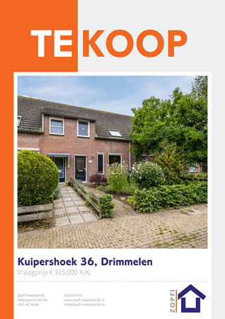 Brochure - Kuipershoek 36, 4924 BW DRIMMELEN (2) - Kuipershoek 36, 4924 BW Drimmelen