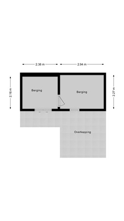 Plattegrond - Maria Lécinastraat 8, 4906 EH Oosterhout - Berging.jpg