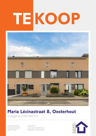 Brochure - Maria Lécinastraat 8, 4906 EH OOSTERHOUT (2) - Maria Lécinastraat 8, 4906 EH Oosterhout