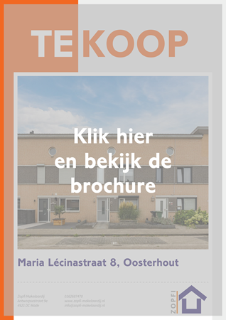 Brochure - Maria Lécinastraat 8, 4906 EH OOSTERHOUT (3) - Maria Lécinastraat 8, 4906 EH Oosterhout