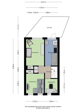 Plattegrond - Bredaseweg 50, 4901 KM Oosterhout - 176524126_1577096_breda_eerste_verdiepi_first_design_20250906_c1f0f3.jpg