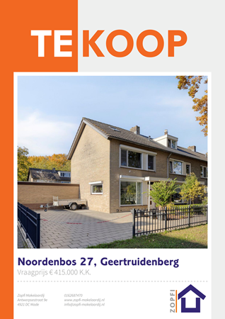 Brochure - Noordenbos 27, 4931 VA GEERTRUIDENBERG (2) - Noordenbos 27, 4931 VA Geertruidenberg