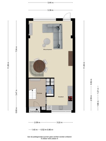 Plattegrond - Heidehof 56, 4921 GC Made - 182792275_1629809_heide_begane_grond_first_design_20260228_23227d.jpg