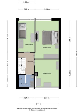 Plattegrond - Heidehof 56, 4921 GC Made - 182792275_1629809_heide_eerste_verdiepi_first_design_20260228_58b5b8.jpg