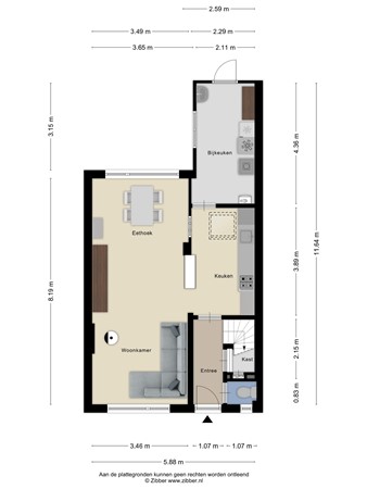 Plattegrond - Nieuwstraat 32, 4926 AZ Lage Zwaluwe - 181444810_1600338_nieuw_begane_grond_first_design_20260122_4223a4.jpg