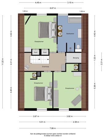 Plattegrond - Weitjes 1, 4924 BJ Drimmelen - 185481424_1643318_weitj_eerste_verdiepi_first_design_20260510_b3b4c4.jpg