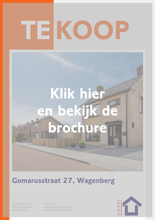 Brochure - Gomarusstraat 27, 4845 EE WAGENBERG (3) - Gomarusstraat 27, 4845 EE Wagenberg