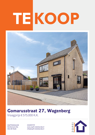Brochure - Gomarusstraat 27, 4845 EE WAGENBERG (3) - Gomarusstraat 27, 4845 EE Wagenberg