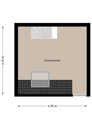 Floorplan - Mathenesserdijk 394b01, 3026 GV Rotterdam