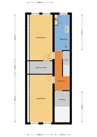 Floorplan - Hooidrift 157b, 3023 KN Rotterdam