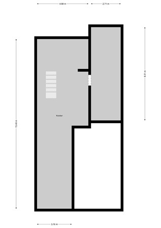 Floorplan - Heemraadssingel 206, 3021 DN Rotterdam