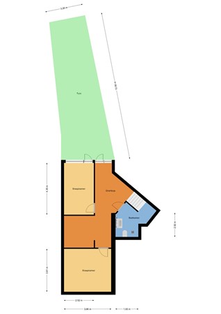 Floorplan - Havenstraat 102, 3024 TH Rotterdam