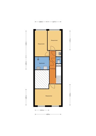 Floorplan - Gerrit Jan Mulderstraat 62A, 3023 RJ Rotterdam