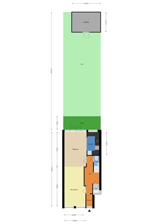 Floorplan - Hofstedestraat 18A, 3022 RE Rotterdam