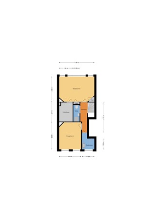 Floorplan - Hofstedestraat 18A, 3022 RE Rotterdam