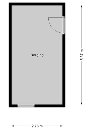 Floorplan - Van Swietenlaan 61b, 3083 DV Rotterdam