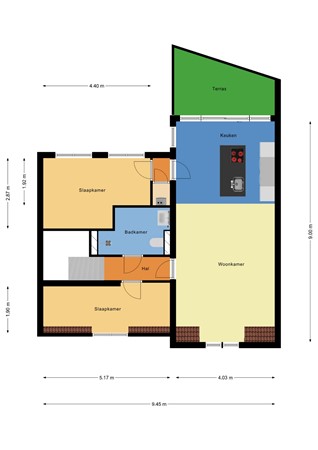 Floorplan - Heemraadssingel 92D, 3021 DE Rotterdam