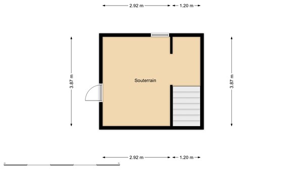 Floorplan - Hogenbanweg 116A, 3028 GV Rotterdam