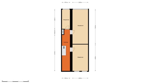 Floorplan - Buys Ballotsingel 53B, 3112 JC Schiedam