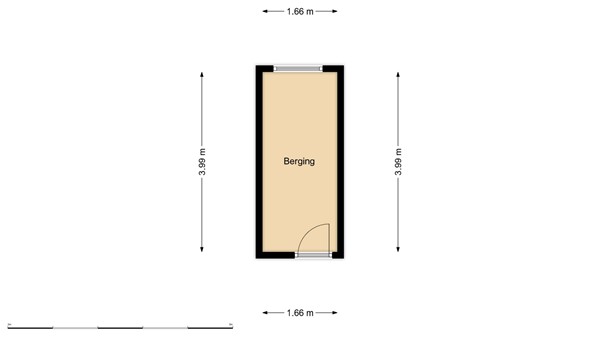 Floorplan - Doggerstraat 5D, 3028 HK Rotterdam