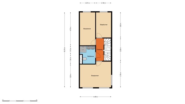 Floorplan - Wattierstraat 7, 3025 SG Rotterdam