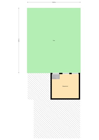Floorplan - Rochussenstraat 129A, 3015 EJ Rotterdam