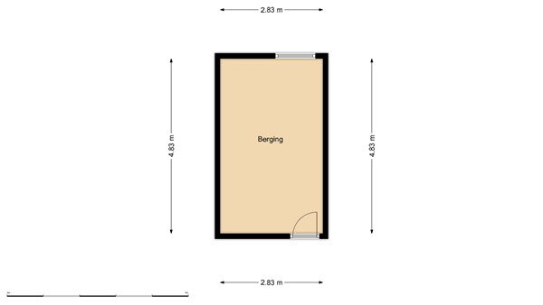 Floorplan - 's-Gravendijkwal 150D, 3015 CD Rotterdam
