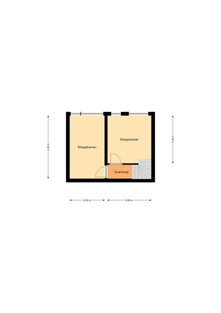 Floorplan - Mathenesserweg 127C, 3027 HM Rotterdam