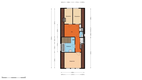 Floorplan - Jan Sonjéstraat 21A, 3021 TT Rotterdam