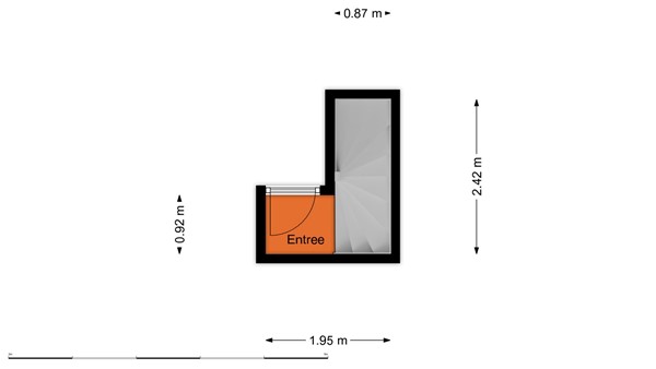 Floorplan - Schoonderloostraat 169, 3024 TT Rotterdam