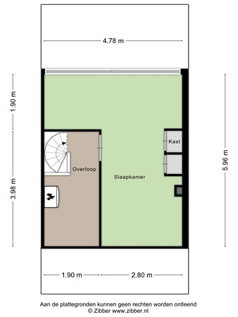 Plattegrond - Hazeleger 179, 5431 HS Cuijk - 446881_2D_Tweede_verdieping_Hazeleger_179_Cuijk_03.jpg