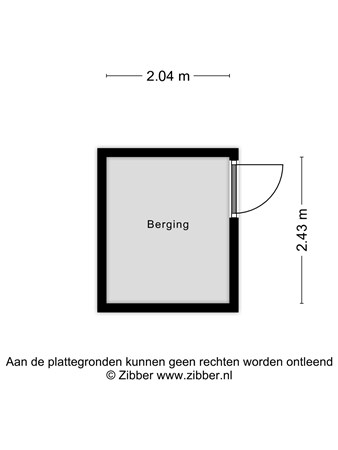 Plattegrond - Raadhuisplein 17, 5443 AT Haps - 459269_2D_Berging_Raadhuisplein_17_Haps_02.jpg